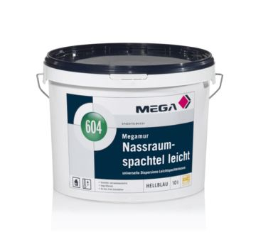 Megamur Nassraumspachtel leicht 604, MEGA, 10 Liter