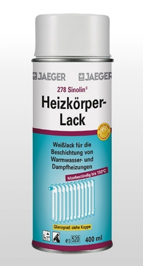 278 Sinolin Heizkörperlack Spray, JAEGER