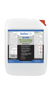 TecLine Grünbelagentferner Konzentrat, 1,00 Liter, BEKO