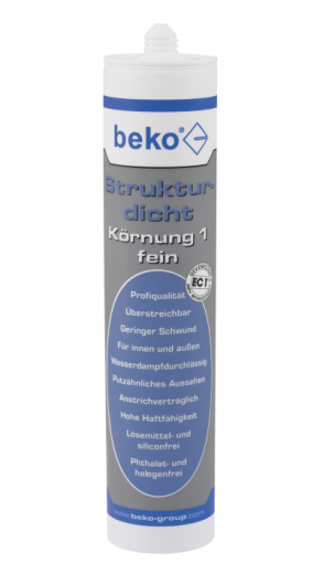 Strukturdicht Plastoelastische Fugendichtmasse, 310 ml, Beko