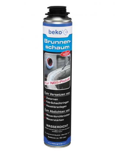 Brunnenschaum 1 Komponenten Polyurethanschaum, BEKO