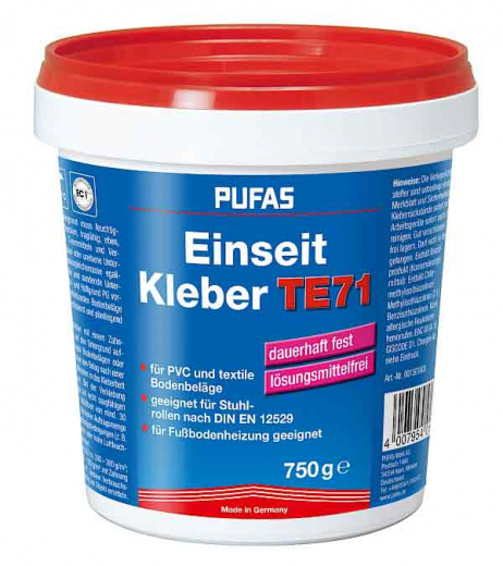 Einseitkleber TE 71, Pufas