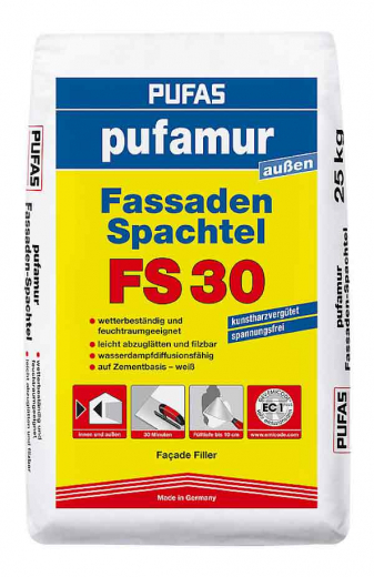 pufamur außen Fassaden Spachtel FS 30, Pufas