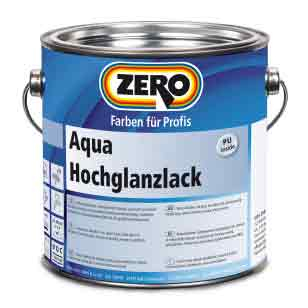 Aqua Hochglanzlack, Zero