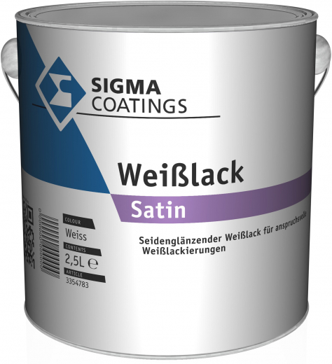 SIGMA Weißlack Satin