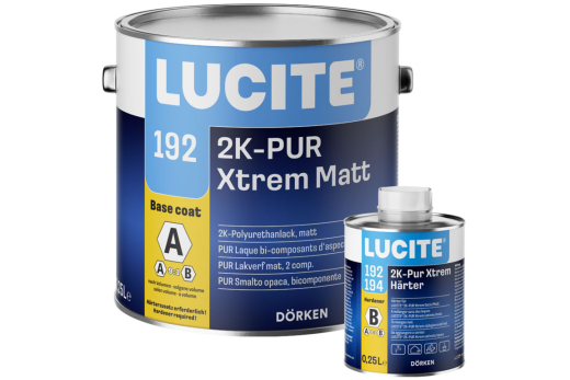 LUCITE 2K PUR Xtrem matt, cd color