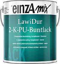 einzA LawiDur 2 K PU Buntlack hochglänzend