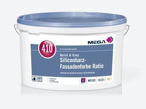 MEGA 410 Siliconharz Fassadenfarbe Ratio