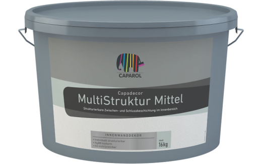 MultiStruktur Fein, Mittel, Grob, Supergrob, Caparol