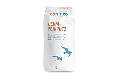 Lehm Feinputz trocken, Conluto