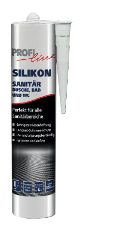 PROFIline Silikon Sanitär - www.onlineshop-baustoffe.de
