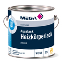Aqualack Heizkörperlack 131, 2,50 Liter weiss, Mega