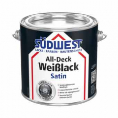 All Deck Weißlack Satin, Südwest