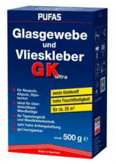 Glasgewebe und Vlieskleber GK, Pufas