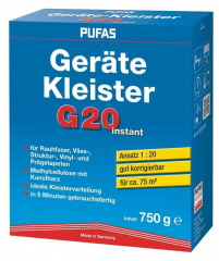 MC Gertekleister G 20 instant, Pufas