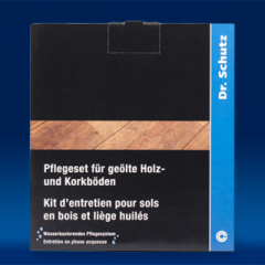 Pflegeset für geölte Holz und Korkböden, dr schutz