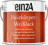 einzA Heizkörper Weißlack