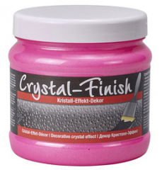 Crystal-Finish pearl Pufas